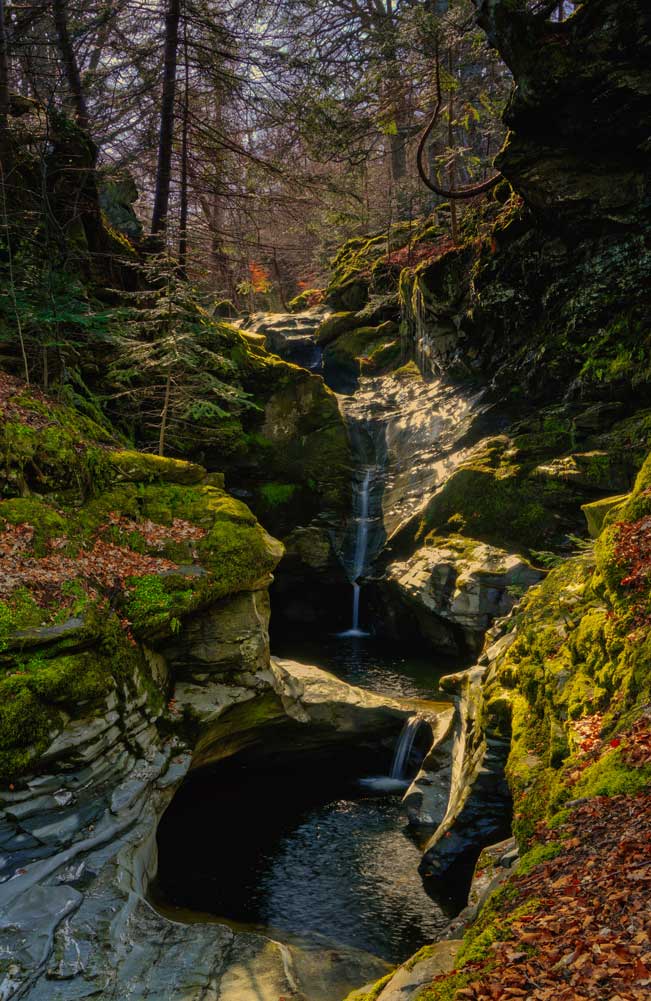 The Falls of Acharn is close to Boreland